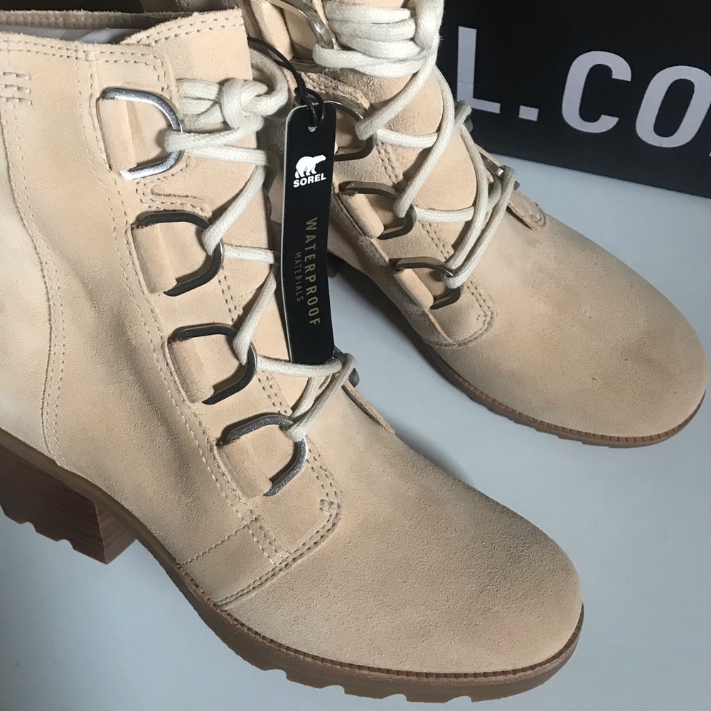 Cate lace natural tan Sorel- New in Box - Picture 8 of 14